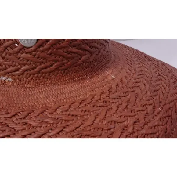 Veronica Beard FREYA taupe Redwood Mahogany Hat NWT 230 S/M - Picture 10 of 16